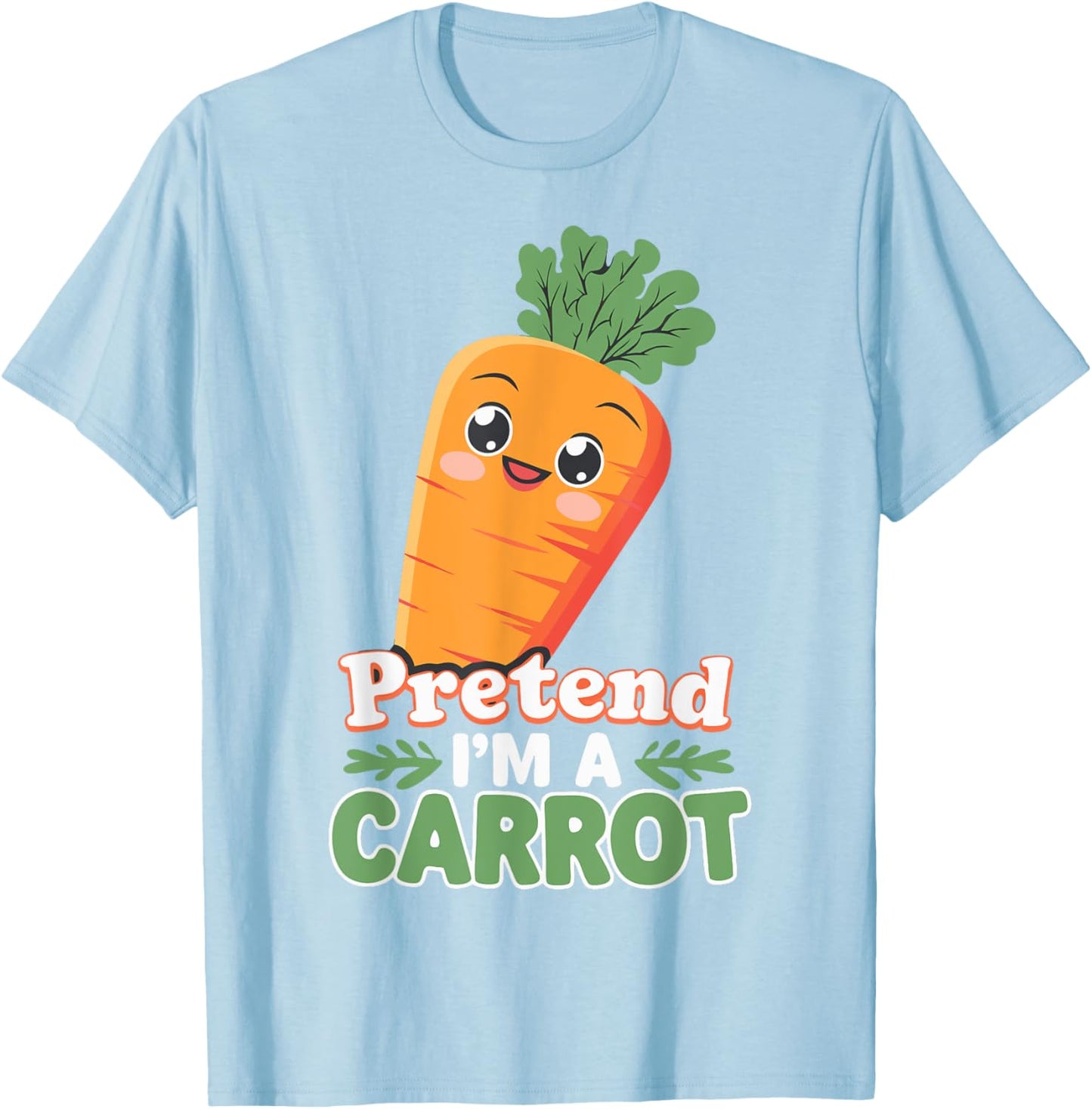 Pretend I'm A Carrot T-Shirt - T-Shirt | Light Blue