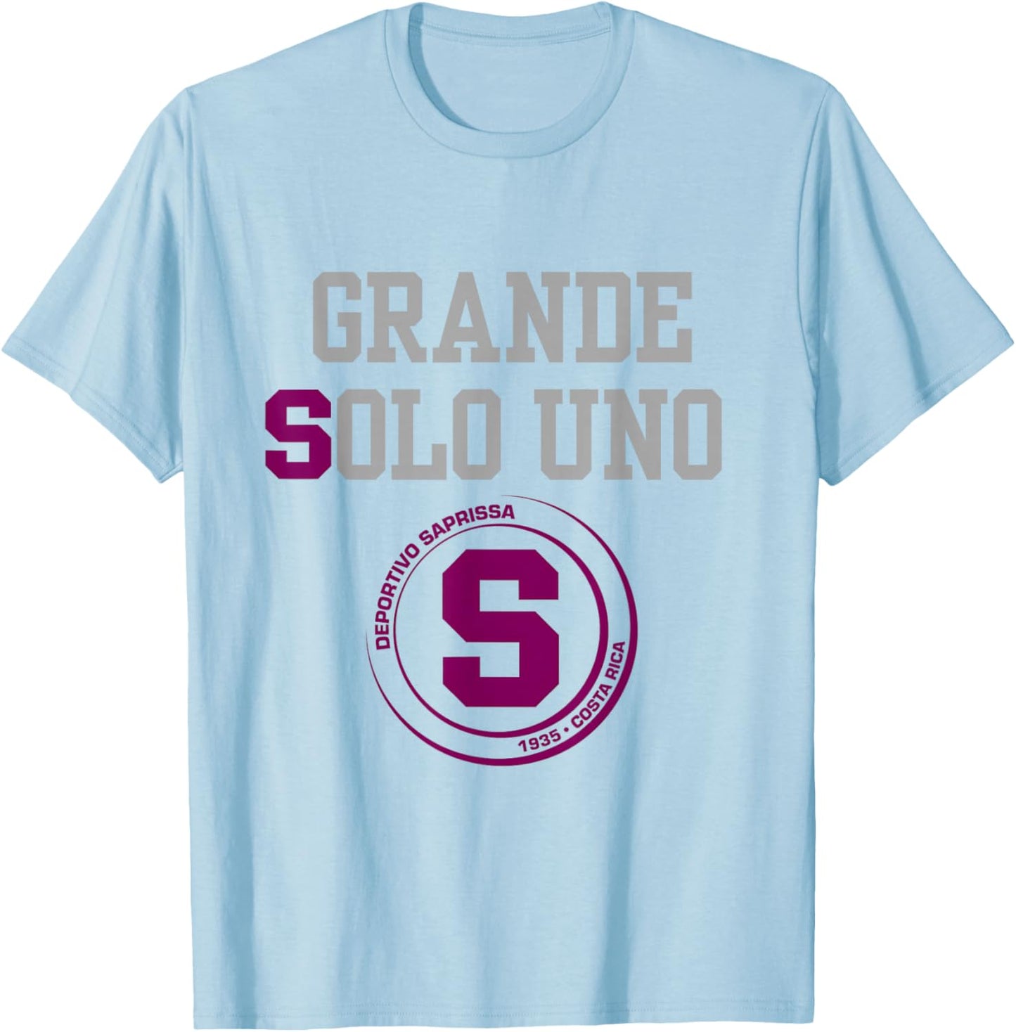 Grande SOLO uno Saprissa apparel T-Shirt - T-Shirt | Light Blue