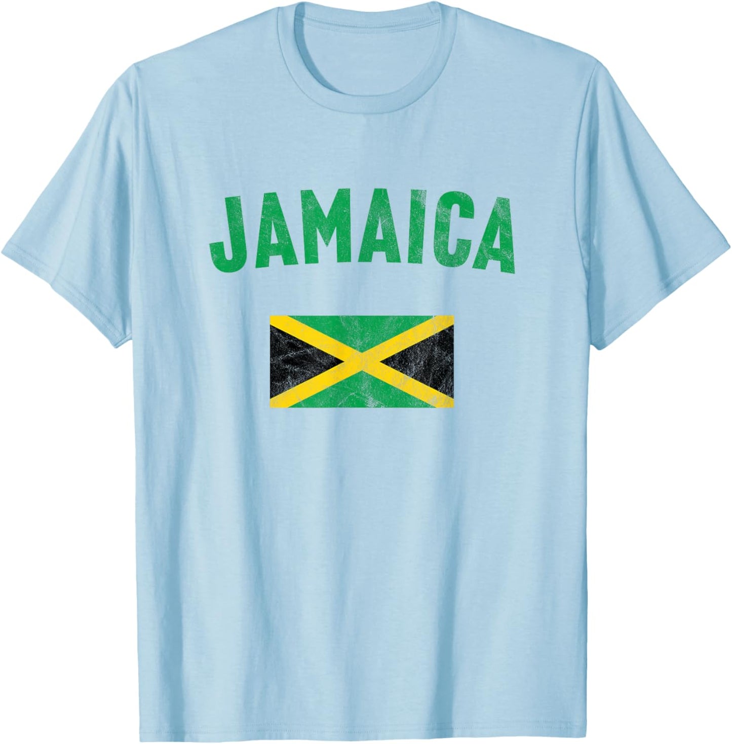 Jamaica Flag T-Shirt - T-Shirt | Light Blue