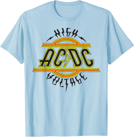 AC/DC - High Voltage T-Shirt - T-Shirt | Light Blue