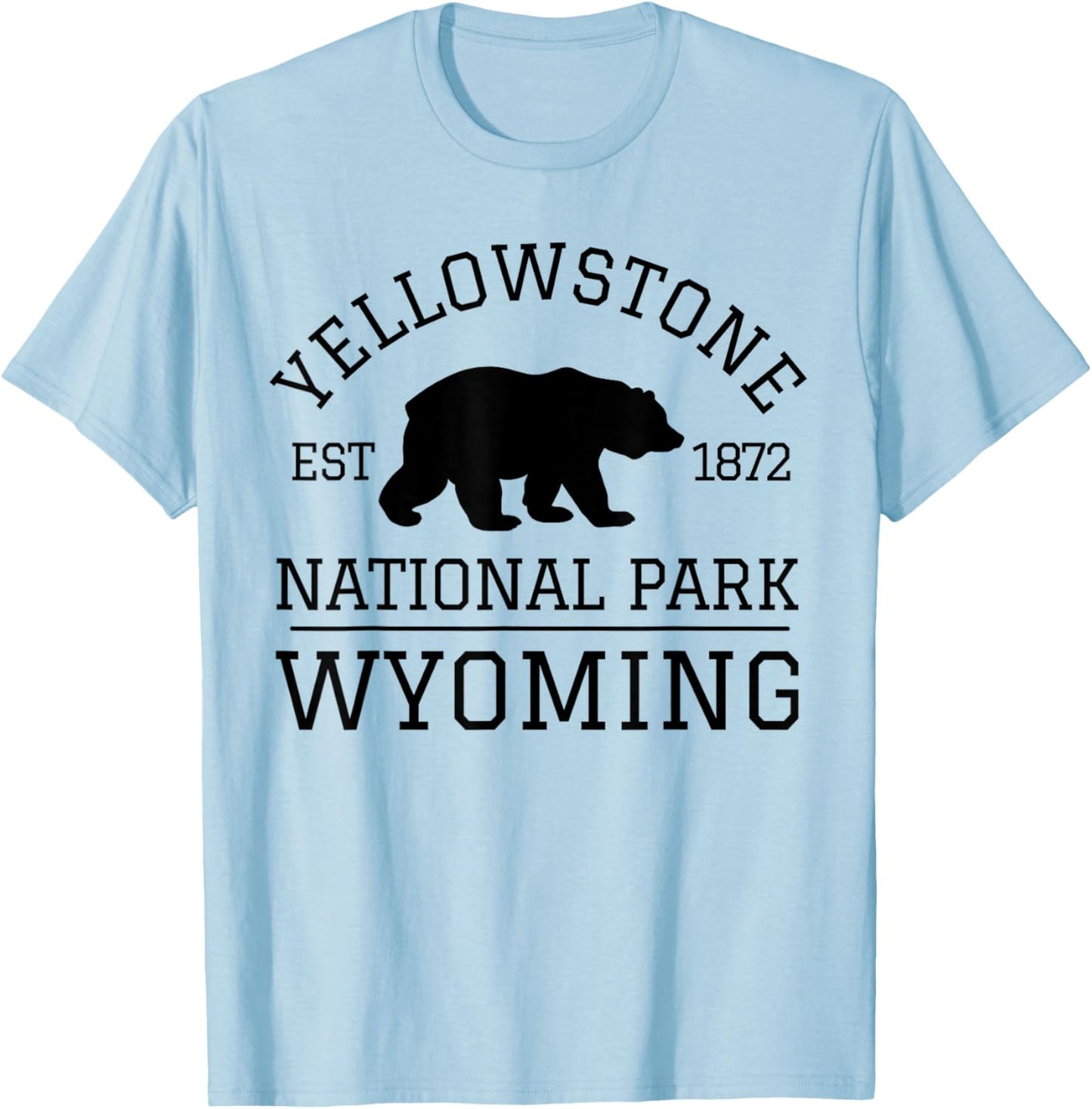 Yellowstone National Park T-Shirt - T-Shirt | Light Blue