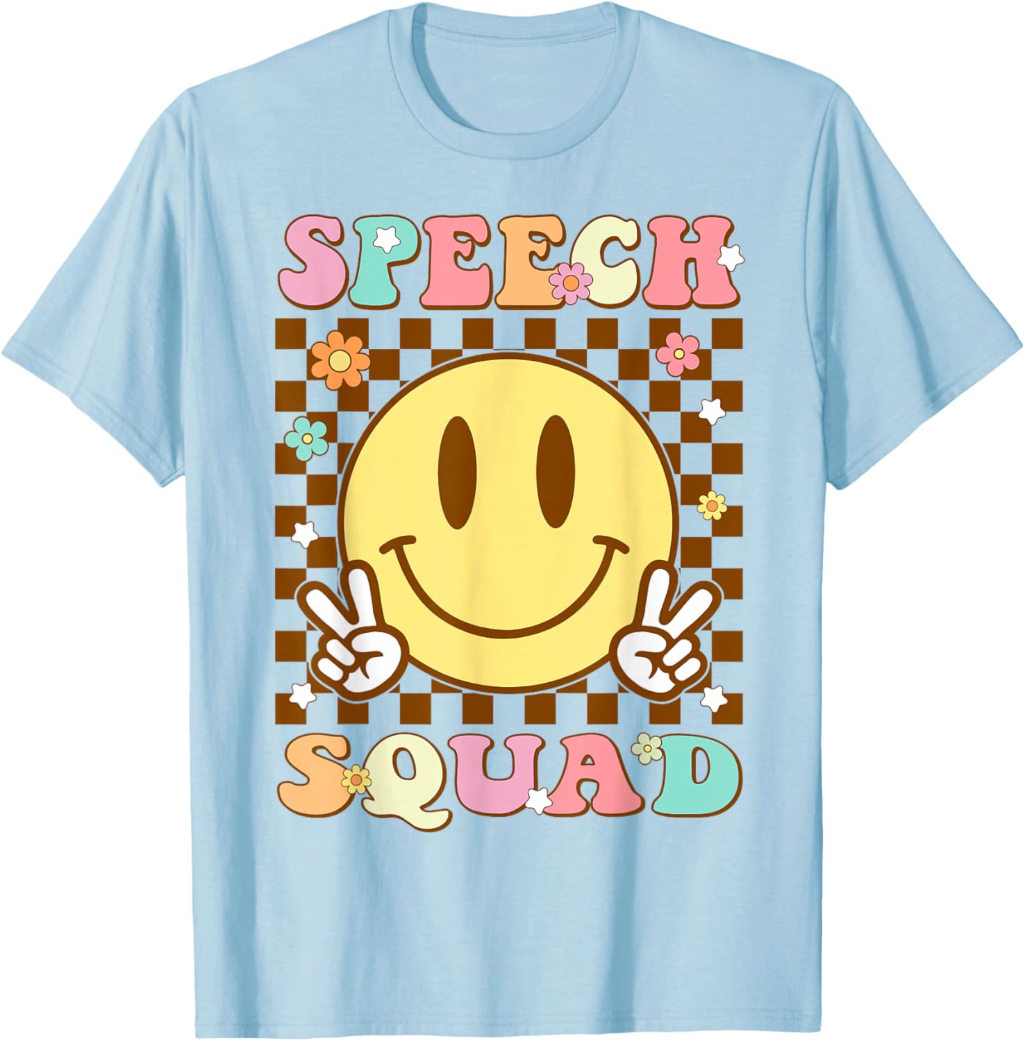 Funny Speech Squad Speech Language Pathologist SLP Therapist T-Shirt - T-Shirt | Light Blue