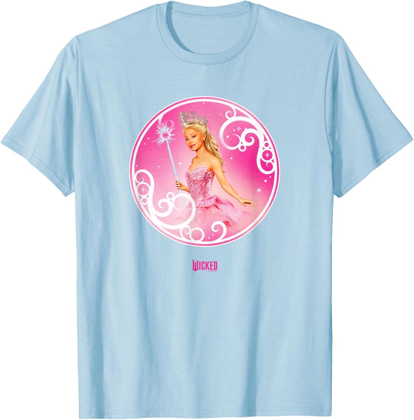 Wicked Glinda Bubble Pose T-Shirt - T-Shirt | Light Blue
