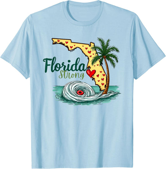 Pray for Tampa Bay Florida Strong T-Shirt - T-Shirt | Light Blue