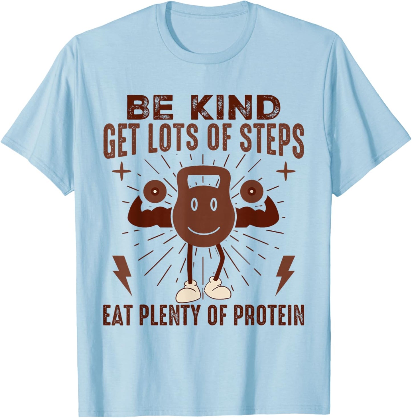 Funny Gym Workout Fitness Bodybuilding Sports Weightlifters T-Shirt - T-Shirt | Light Blue