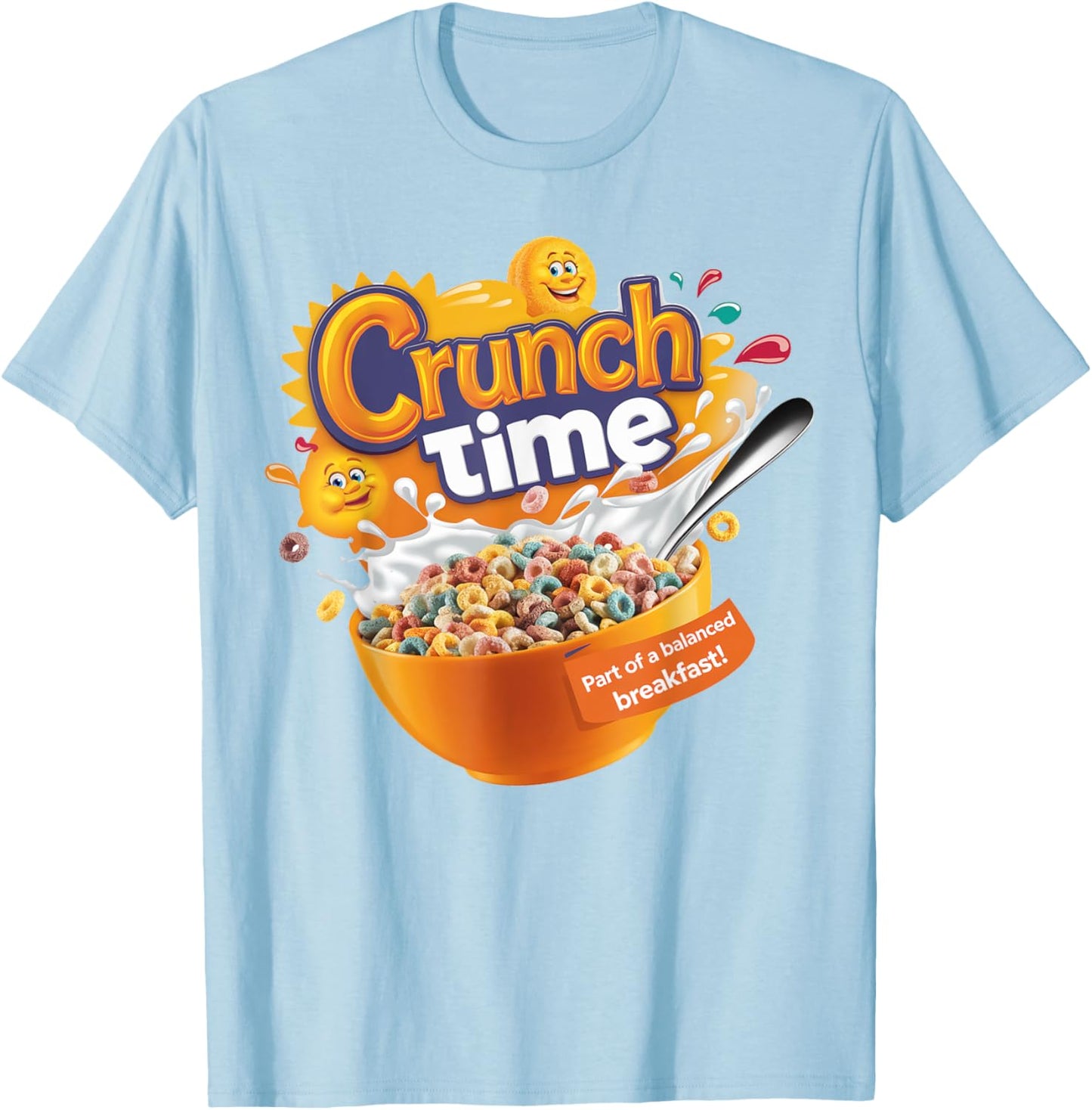 Breakfast cereal halloween costume, matching halloween T-Shirt - T-Shirt | Light Blue
