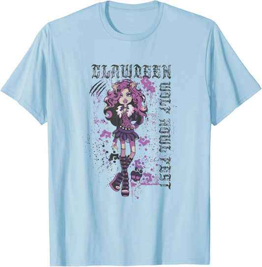 Monster High Alumni - Clawdeen Wolf Howl Fest T-Shirt - T-Shirt | Light Blue