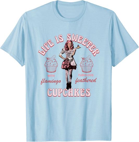 Disney Descendants: The Rise Of Red Life Is Sweeter Logo T-Shirt - T-Shirt | Light Blue