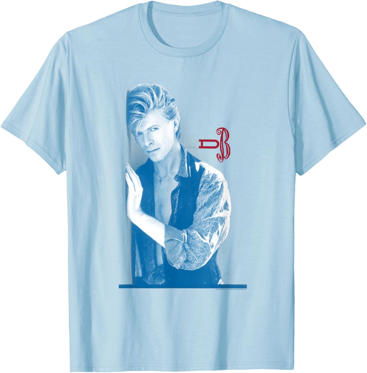 David Bowie The Glass Spider Tour North America 1987 T-Shirt - T-Shirt | Light Blue