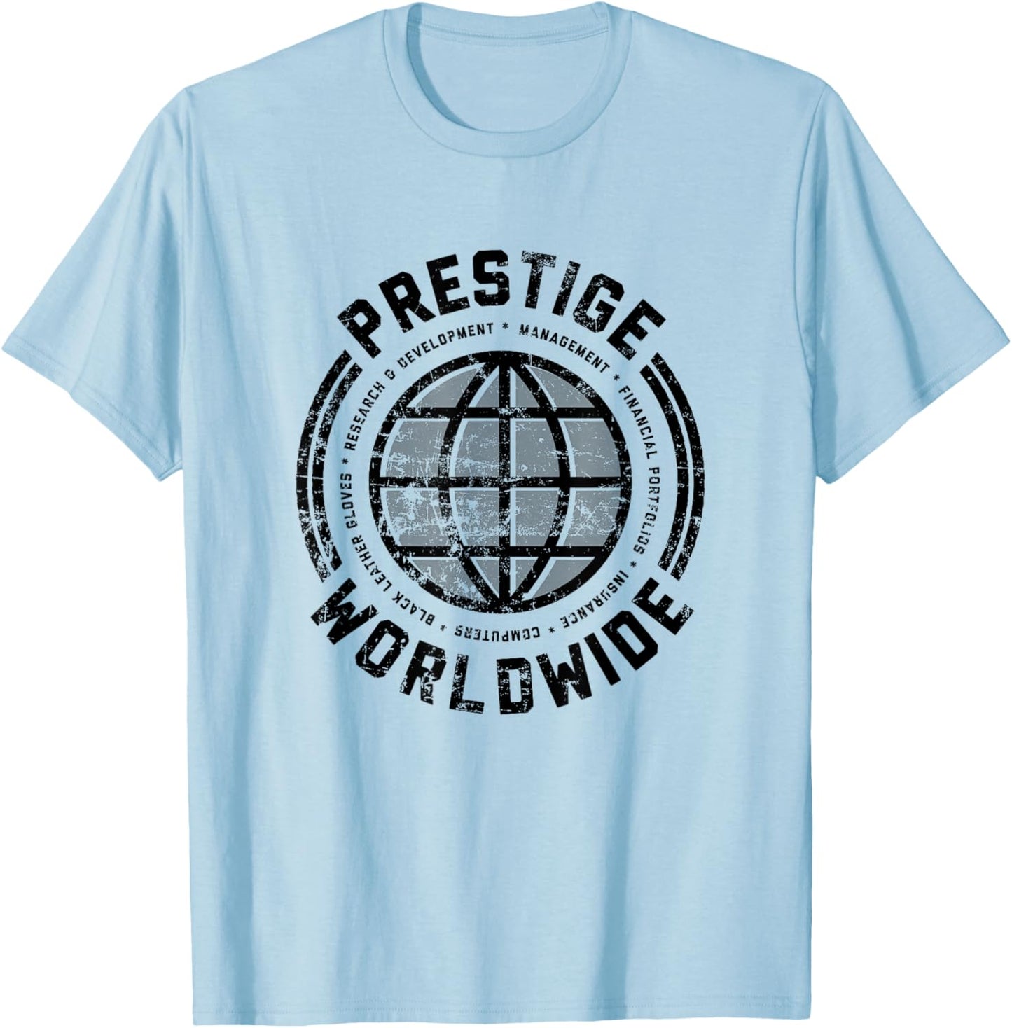 Prestige Worldwide Movie Pop Culture 1990s 2000s 2010s T-Shirt - T-Shirt | Light Blue