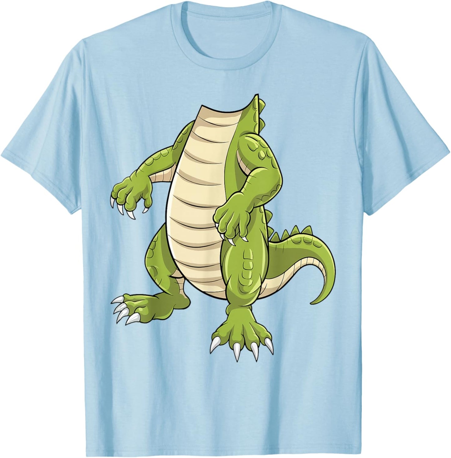 Alligator Shirt Adult Kids Men Women Crocodile Costume T-Shirt - T-Shirt | Light Blue