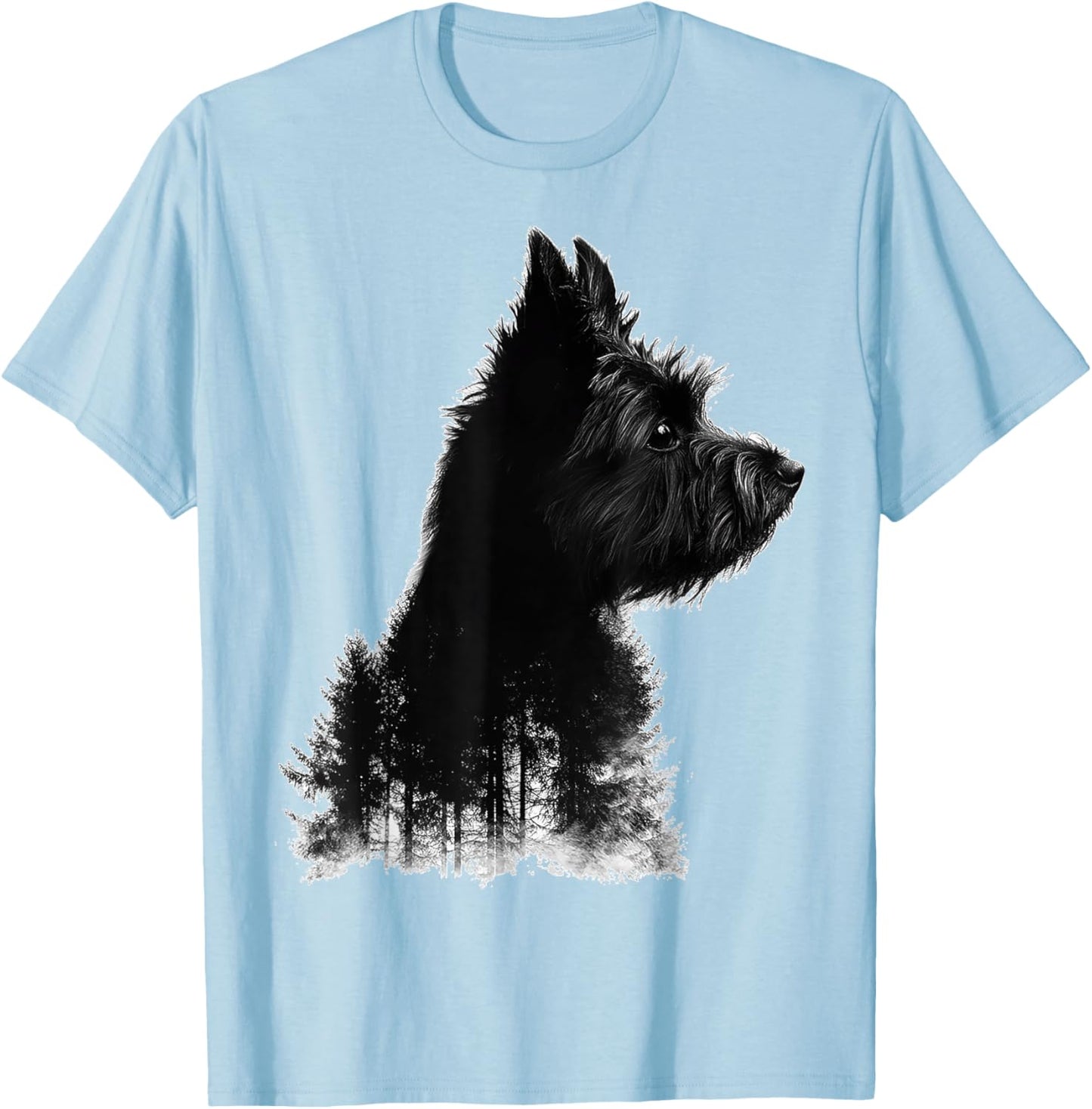 Cairn Terrier Dog Motif Pet Art Cairn Terrier Women Kids T-Shirt - T-Shirt | Light Blue