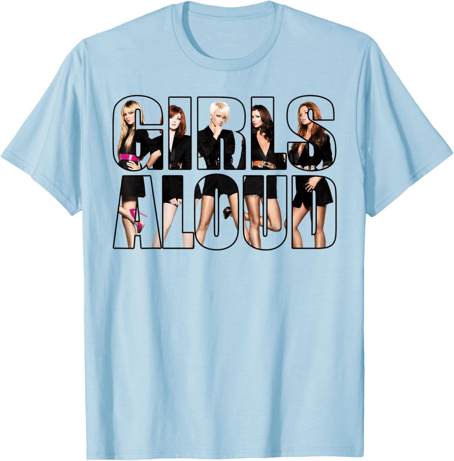 Girls Aloud – Cut Out Control T-Shirt - T-Shirt | Light Blue