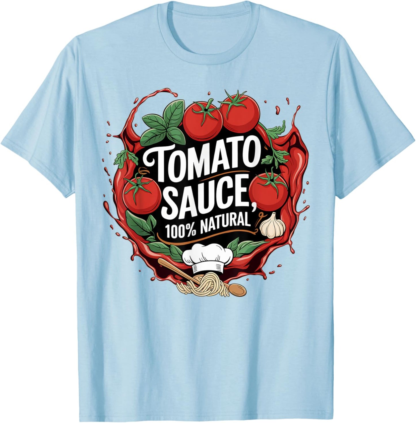 Tomato sauce halloween costume, matching halloween T-Shirt - T-Shirt | Light Blue