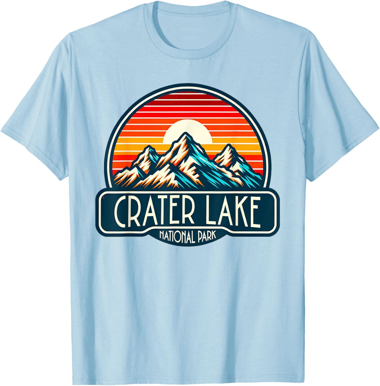 Crater Lake National Park T-Shirt - T-Shirt | Light Blue