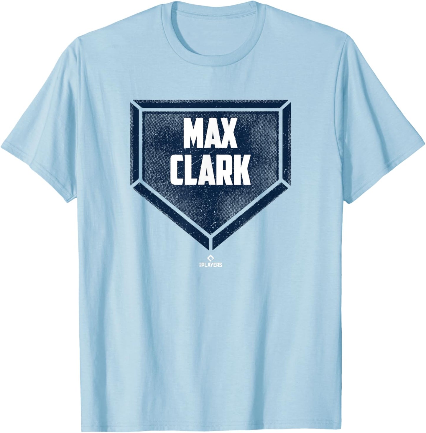 Home Plate Gameday Max Clark Prospect Baseball Fan Gear T-Shirt - T-Shirt | Light Blue