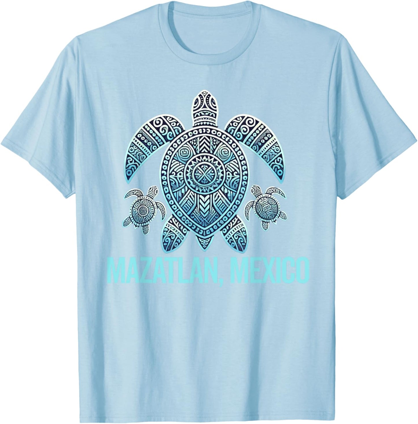 Mazatlan Mexico Souvenir Mexican Vacation Men Women Reminder T-Shirt - T-Shirt | Light Blue