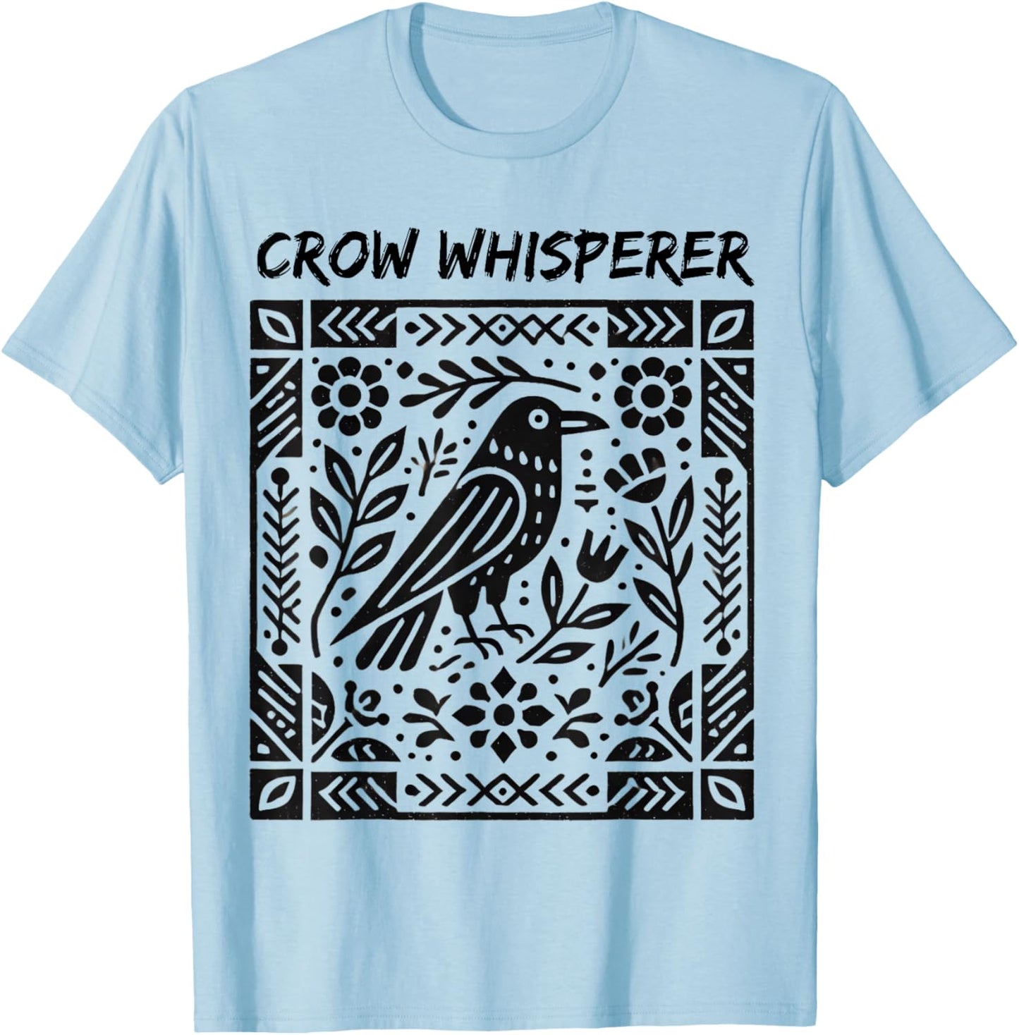 Halloween Crows Before Bros Funny Support Your Local Murder T-Shirt - T-Shirt | Light Blue