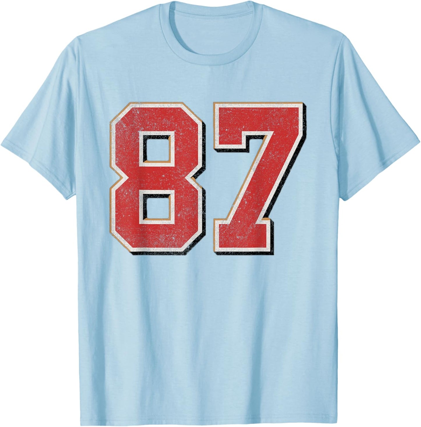 In My Number 87 Era Vintage Retro T-Shirt - T-Shirt | Light Blue