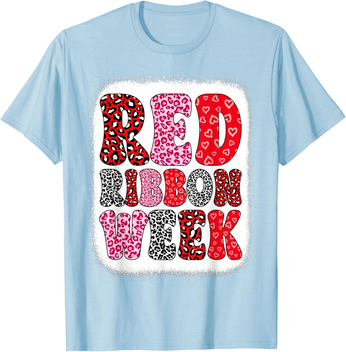 Red Ribbon Week Say No To Drugs Say Yes To Kindness T-Shirt - T-Shirt | Light Blue