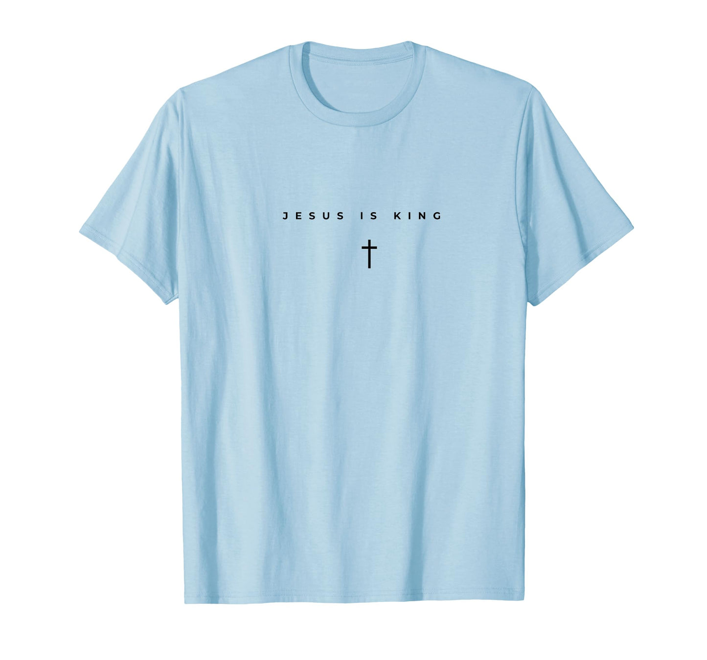 Jesus is king Subtle Christian Minimalist T-Shirt