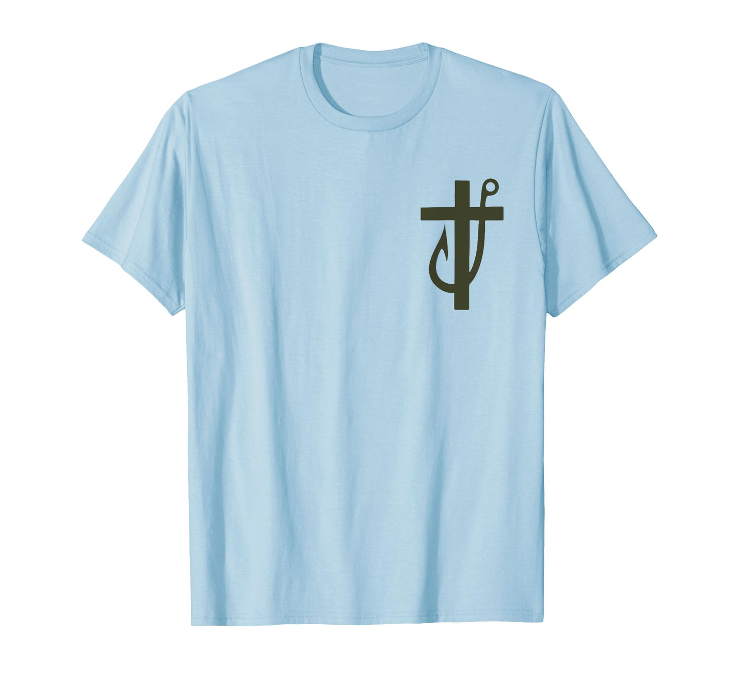 Jesus Made Me a Fishermen I Catch He Cleans 2 Sided T-Shirt