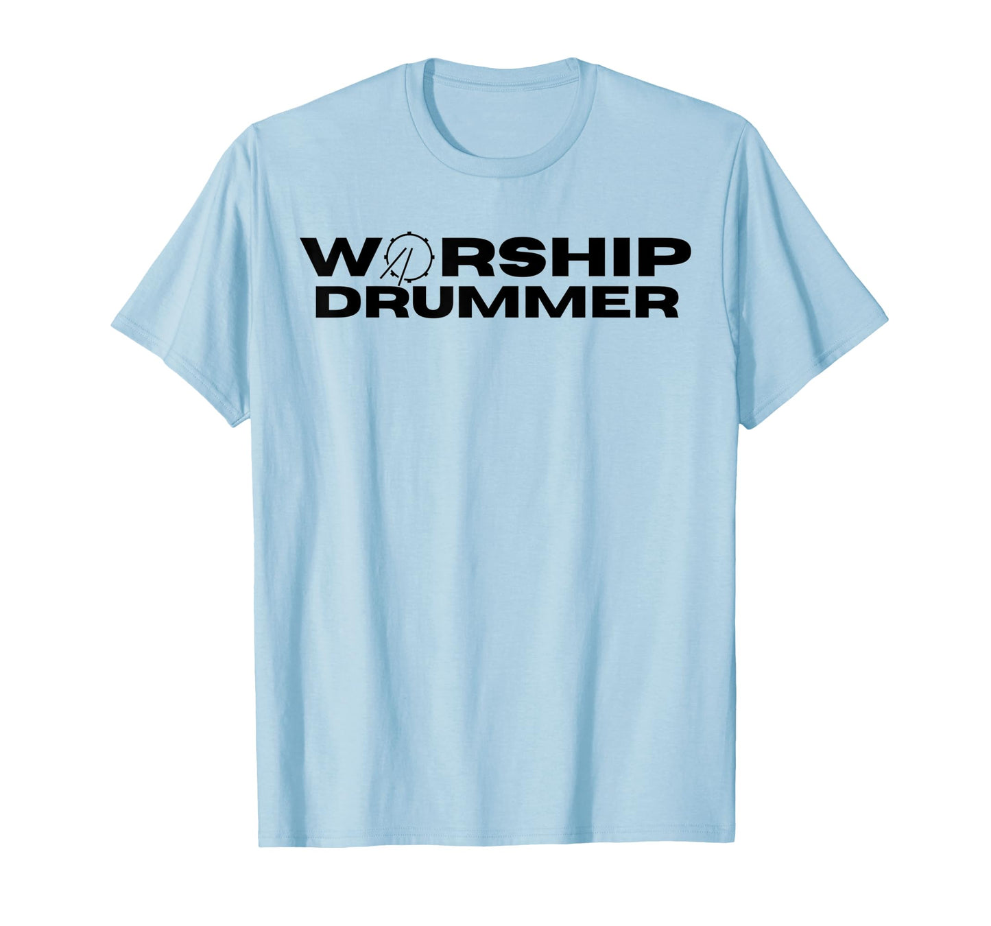 Worship Drummer Christian Drumming Team Christian Design T-Shirt