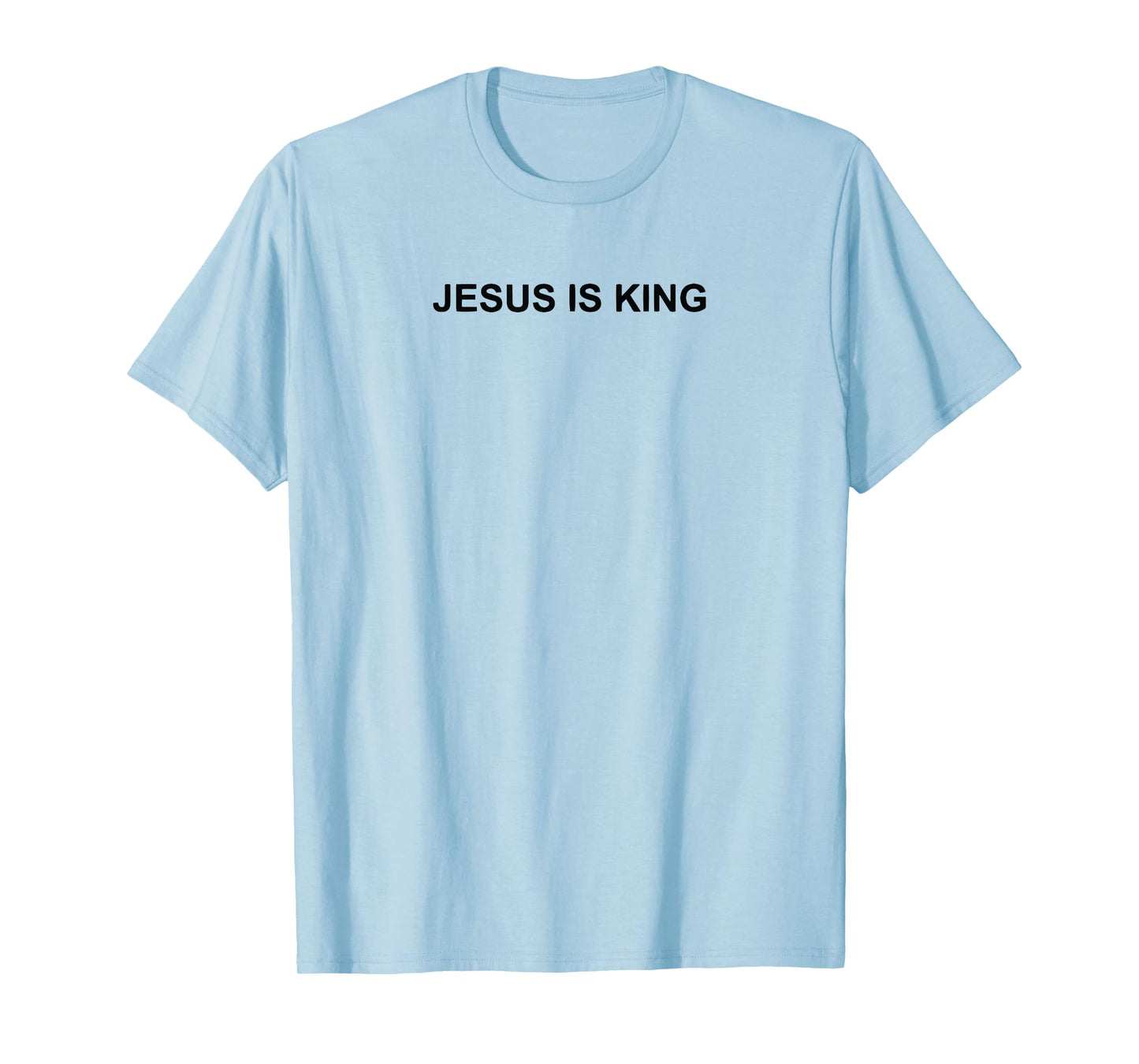Jesus religious title is King, Bible Poetic section of a T-Shirt