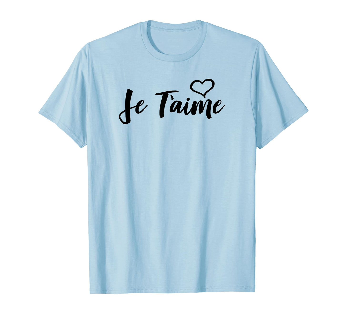 Je T'aime Heart French T-Shirt