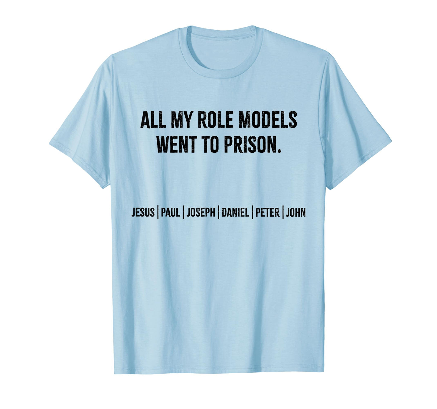 All My Role Models Went To Prison Jesus Paul Joseph Peter T-Shirt