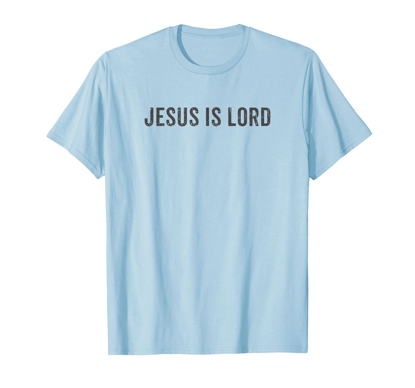 Jesus Is Lord Christian Religious Vintage Distressed Design T-Shirt