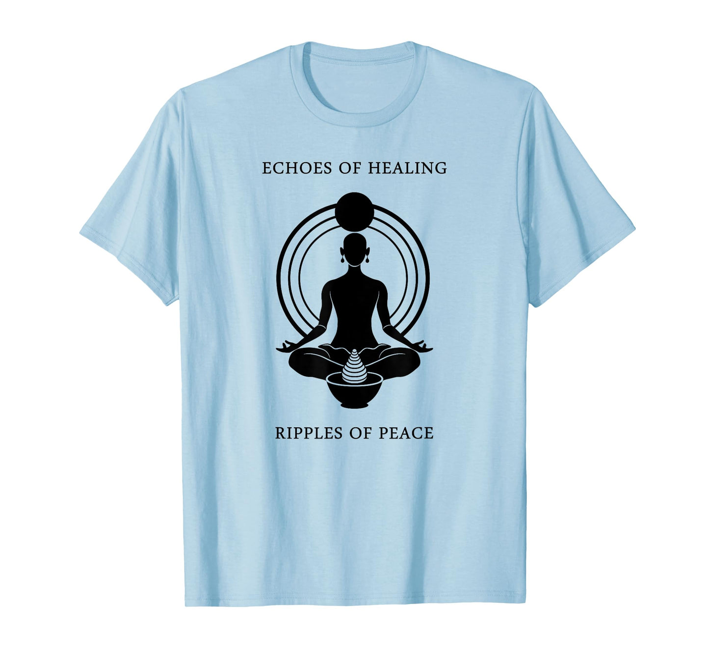 Echoes of Healing, Ripples of Peace Sound Bath Healing T-Shirt