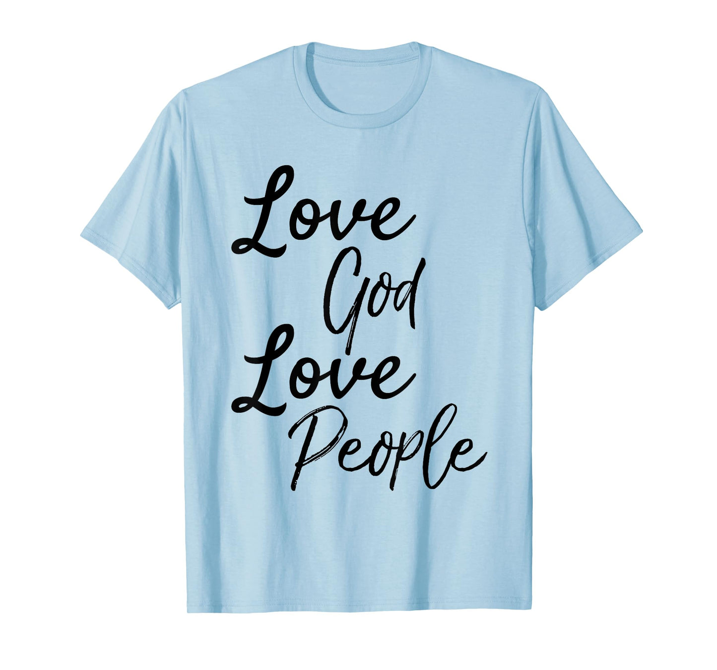 Love God Love People Shirt Vintage Christian Bible T-Shirt