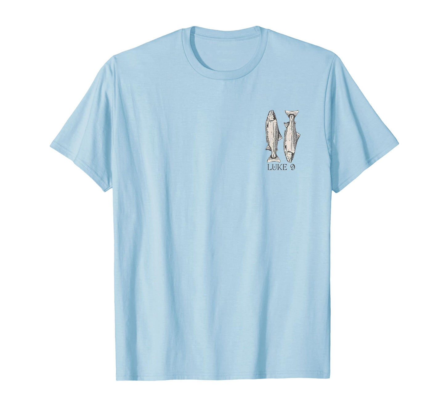 God's Math, Equals 5000 Meals, Jesus Feeds - Front and Back T-Shirt