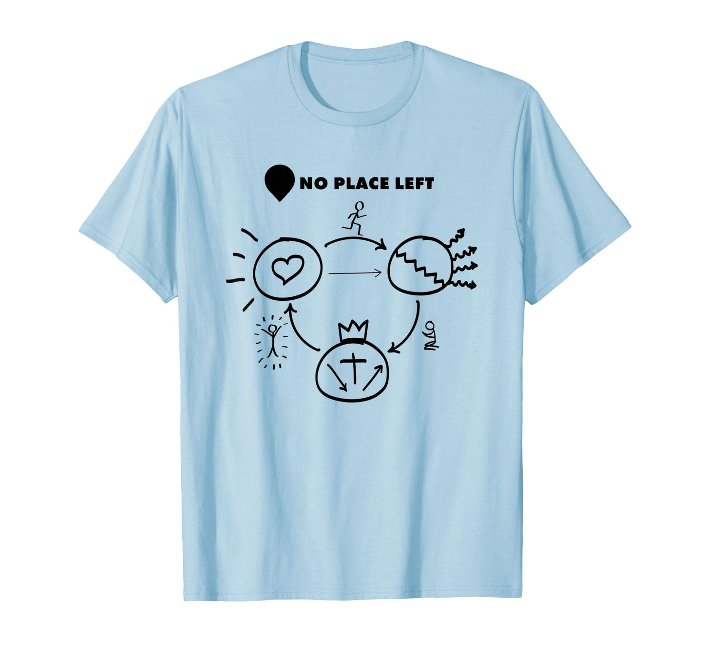 Funny 3 Circles Gospel, Christian Jesus God's Design T-Shirt