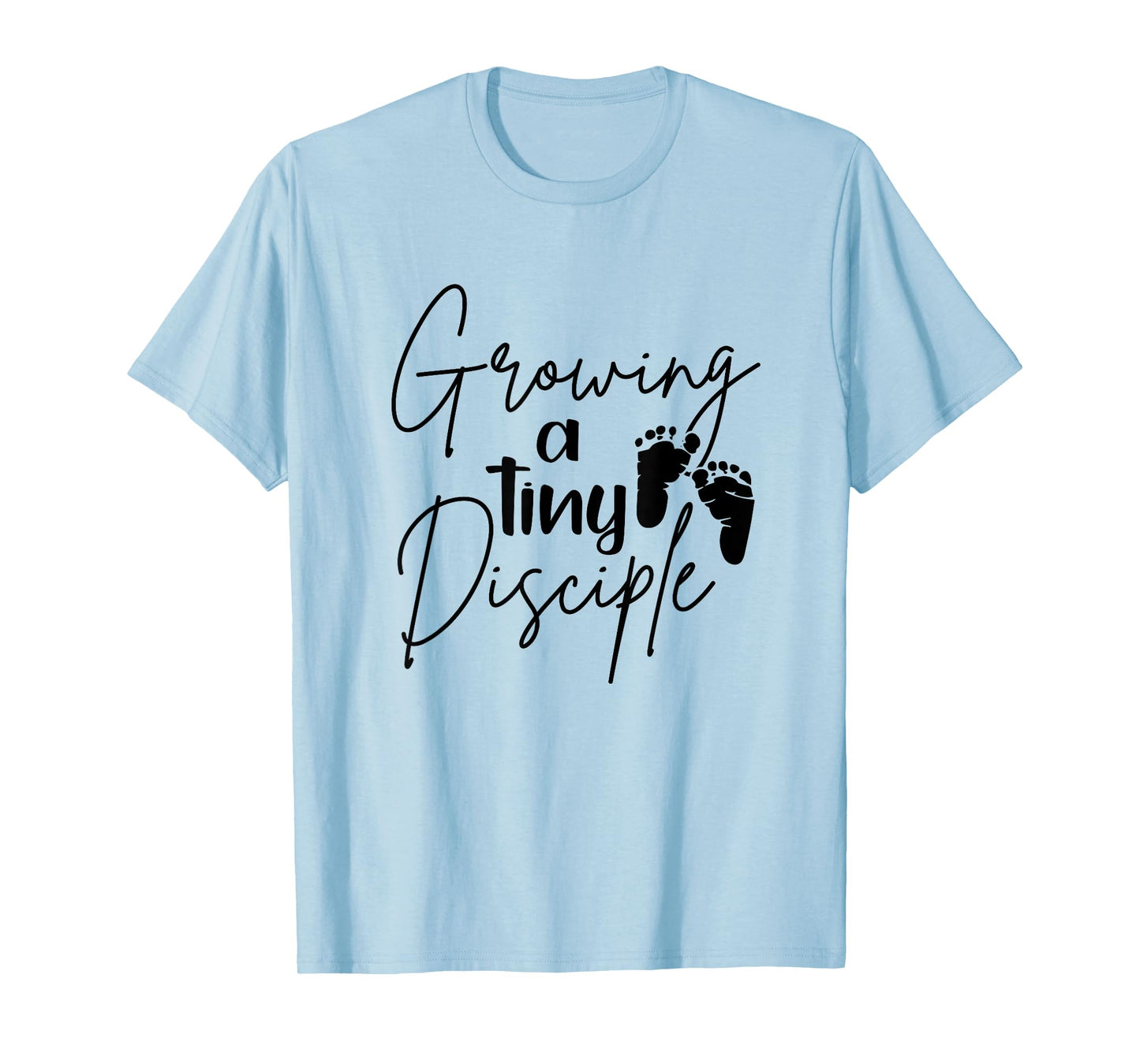 Growing A Tiny Disciple Christian Mom Pregnancy Announcement T-Shirt