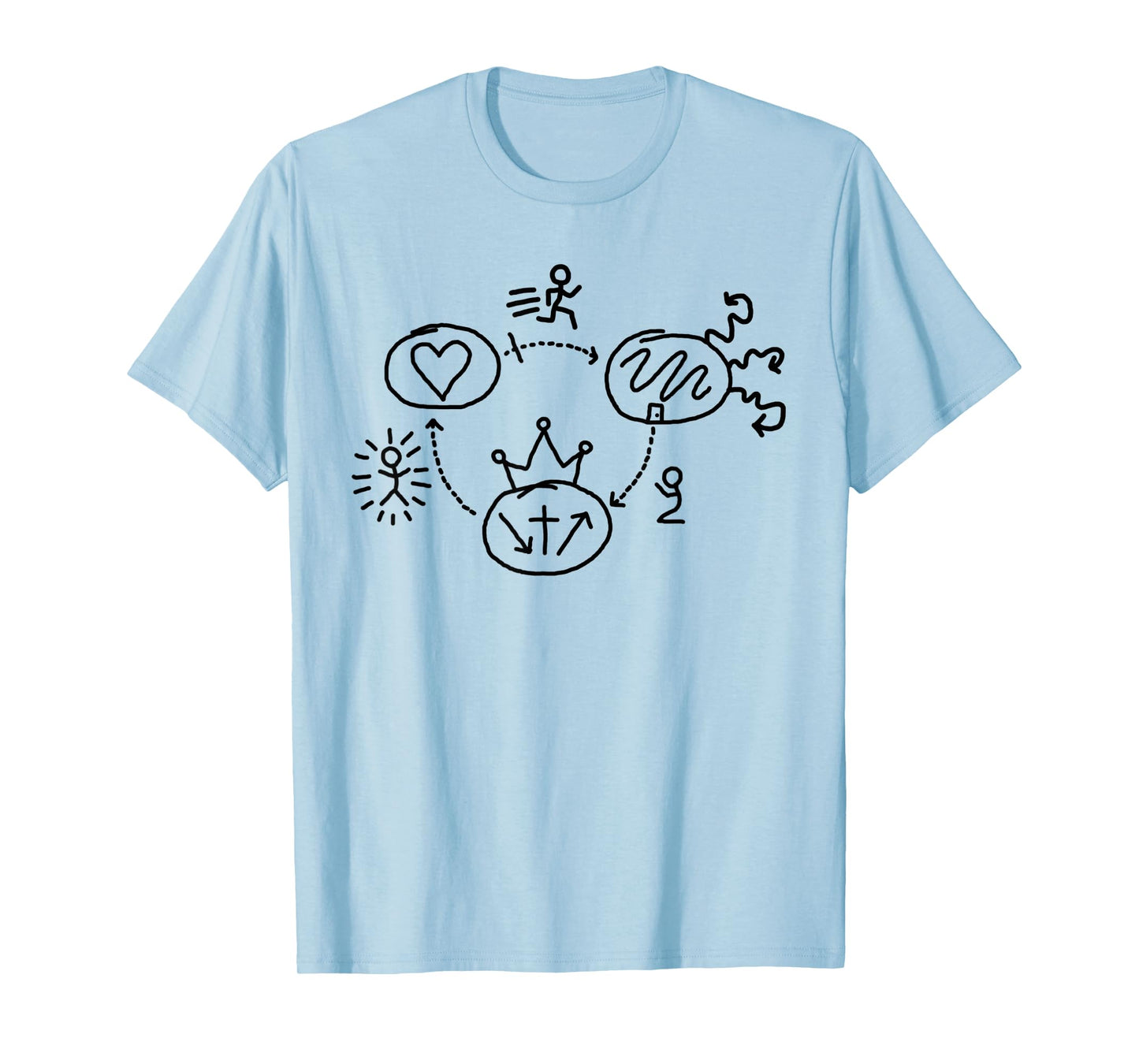 3-Circles - Black Ink T-Shirt