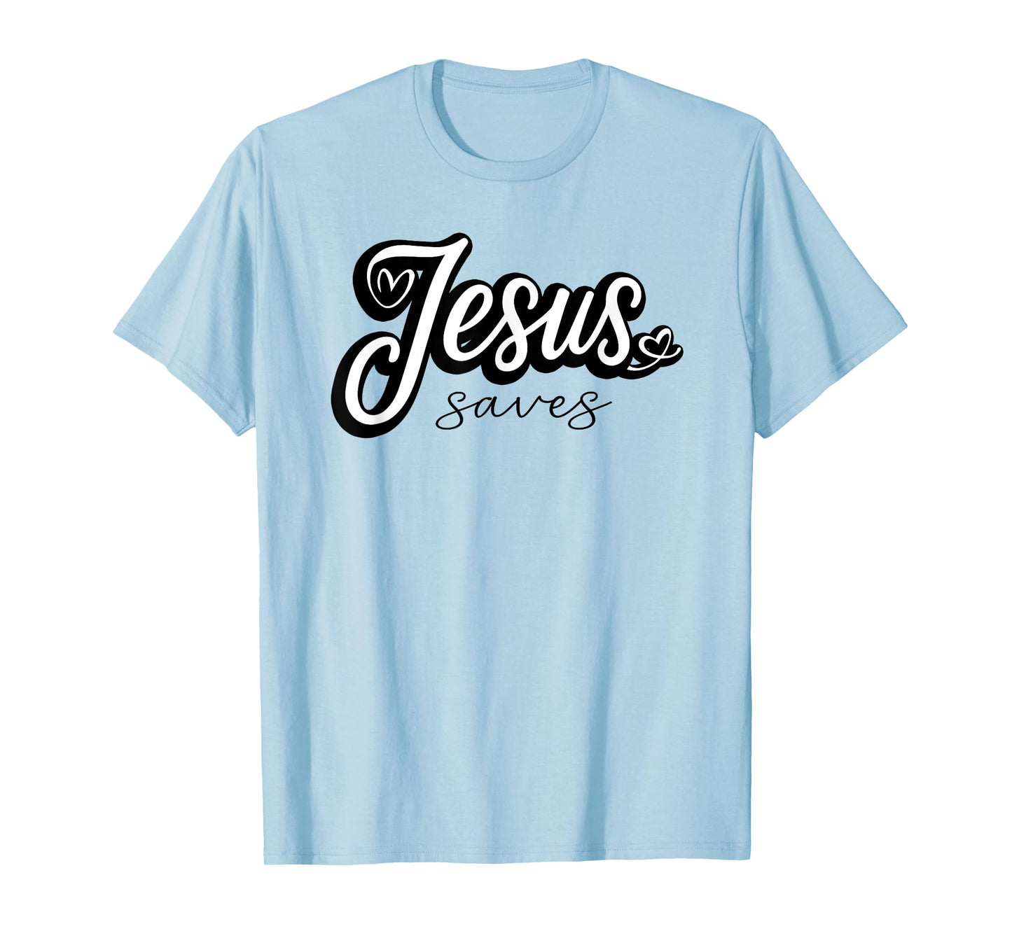 Jesus Saves Christian Cross God Faith Bible Religious Pray T-Shirt
