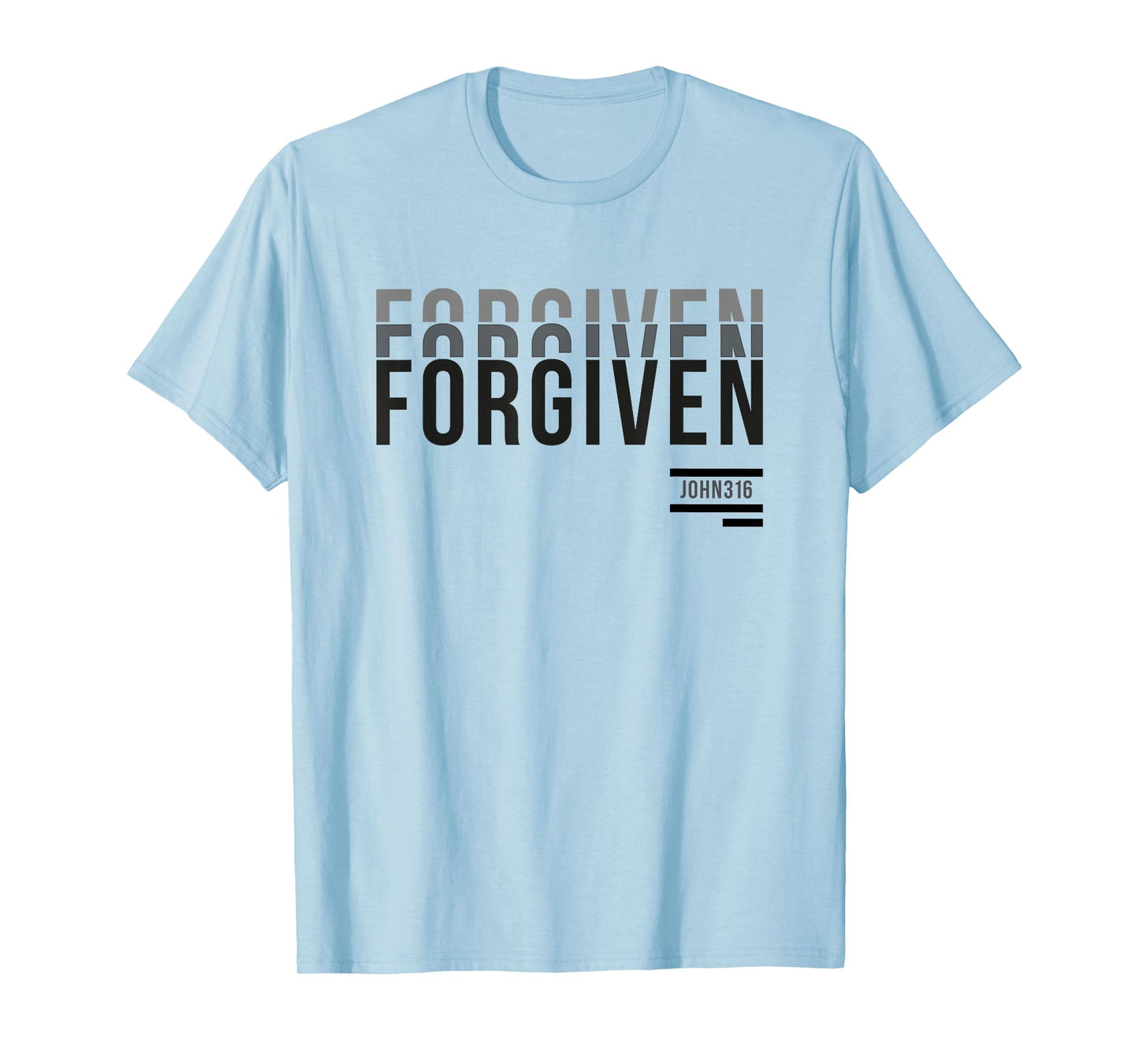 Forgiven Christian Graphic Shirt | Baptism Tshirt