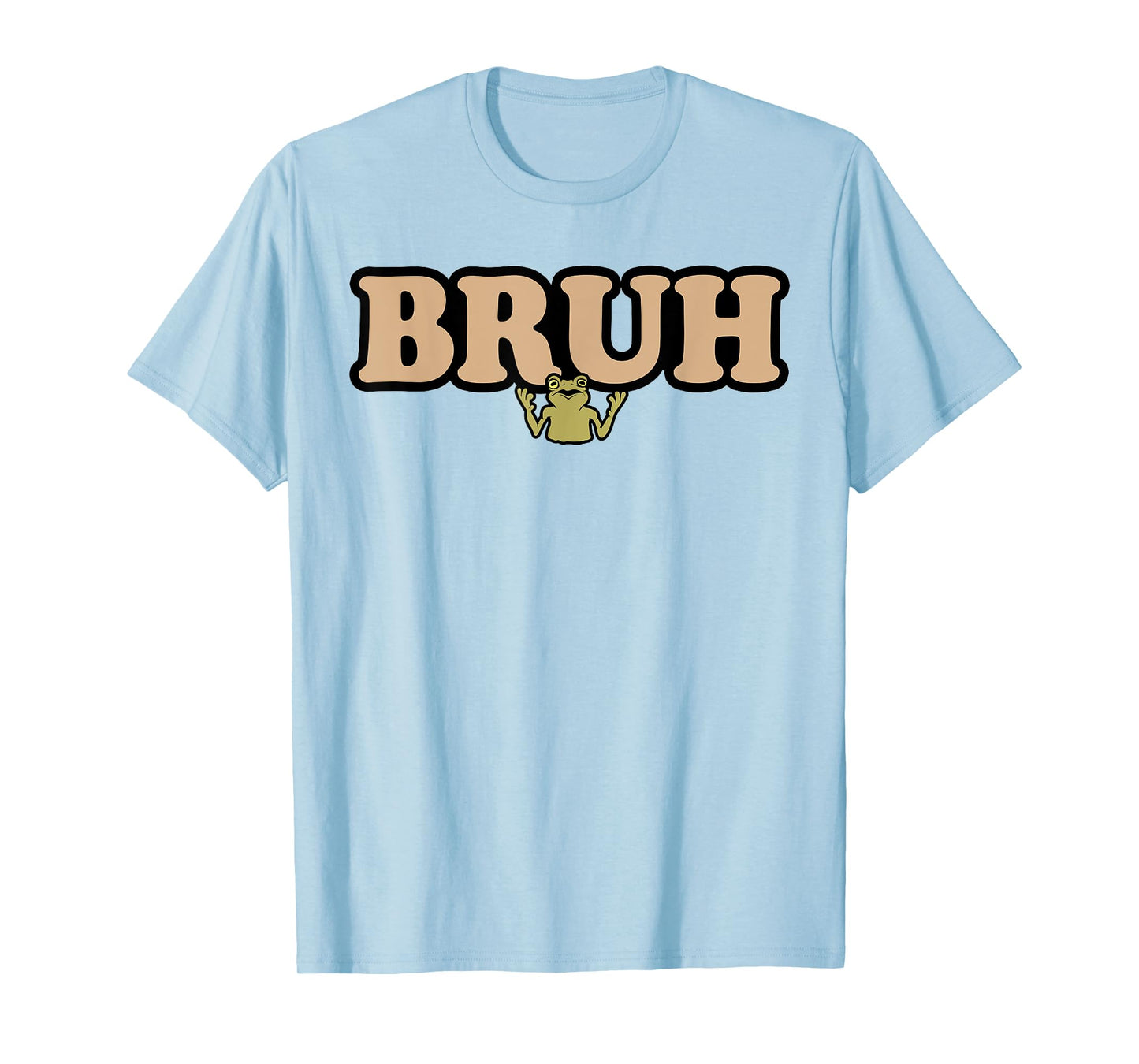 Bruh Frog Meme Shirt Funny Bruh Frog Boys Girls T-Shirt