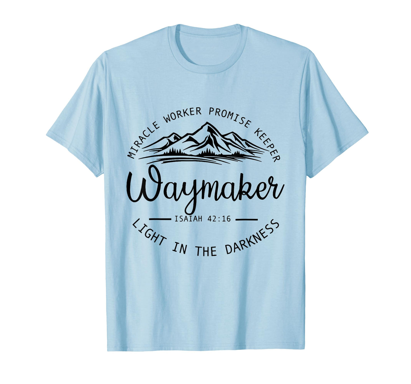 Vintage Waymaker Promise Keeper Miracle Worker Christian T-Shirt