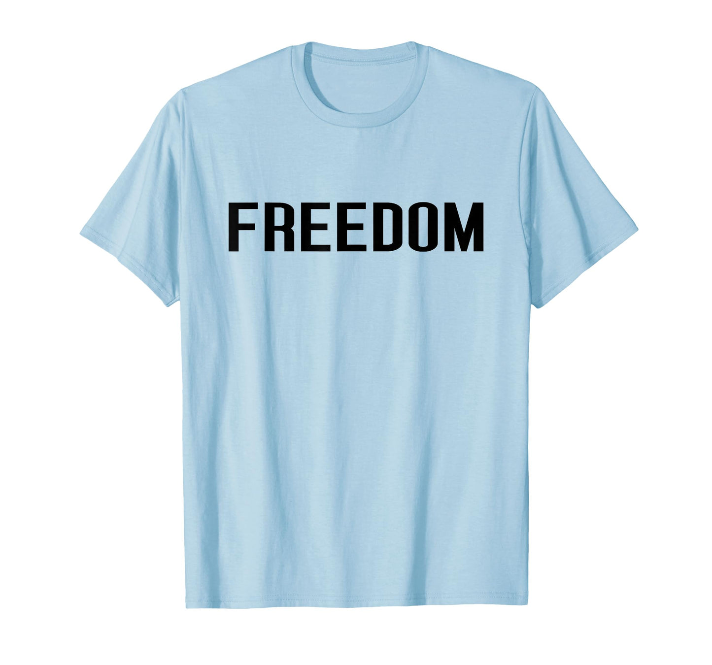 Freedom Bold Minimalist Design Free Nation T-Shirt