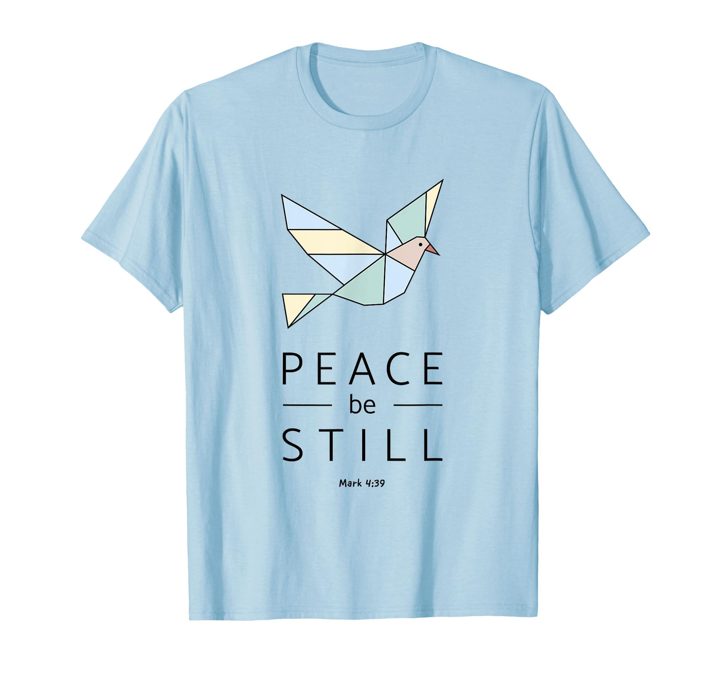 Christian Faith Peace Be Still Dove Design T-Shirt