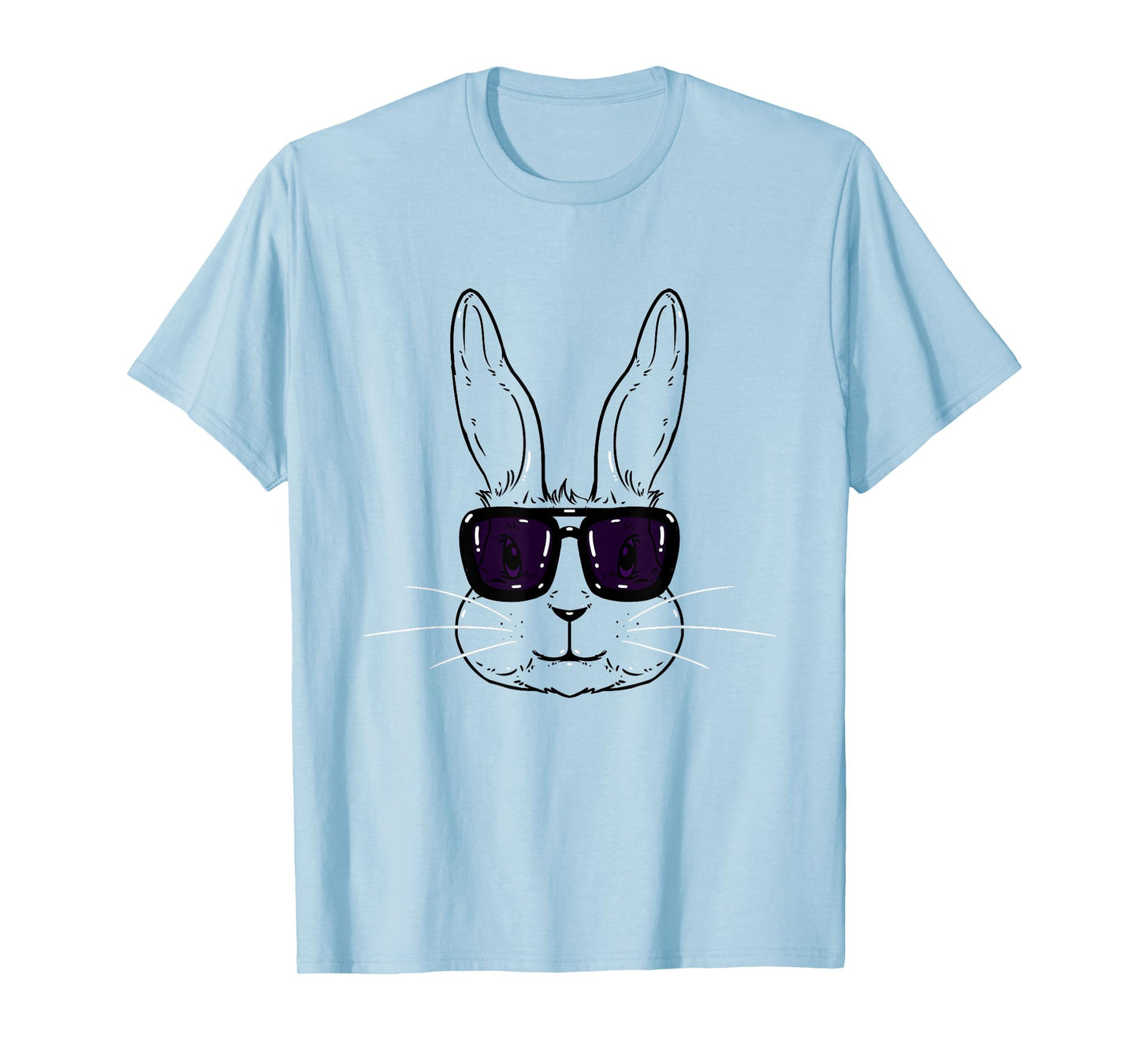 Happy Easter Day Gift Shop Bunny Face With Sunglasses Easter Day For Boys Men Kids T-Shirt, Grey
