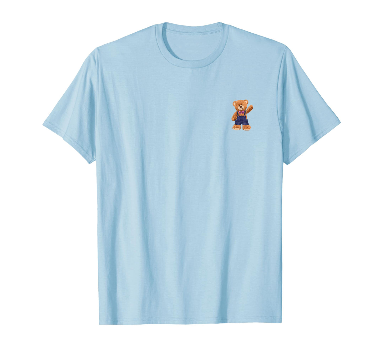 Thank God I Am German (Fun Teddy Bear Graphic) (Back Print) T-Shirt