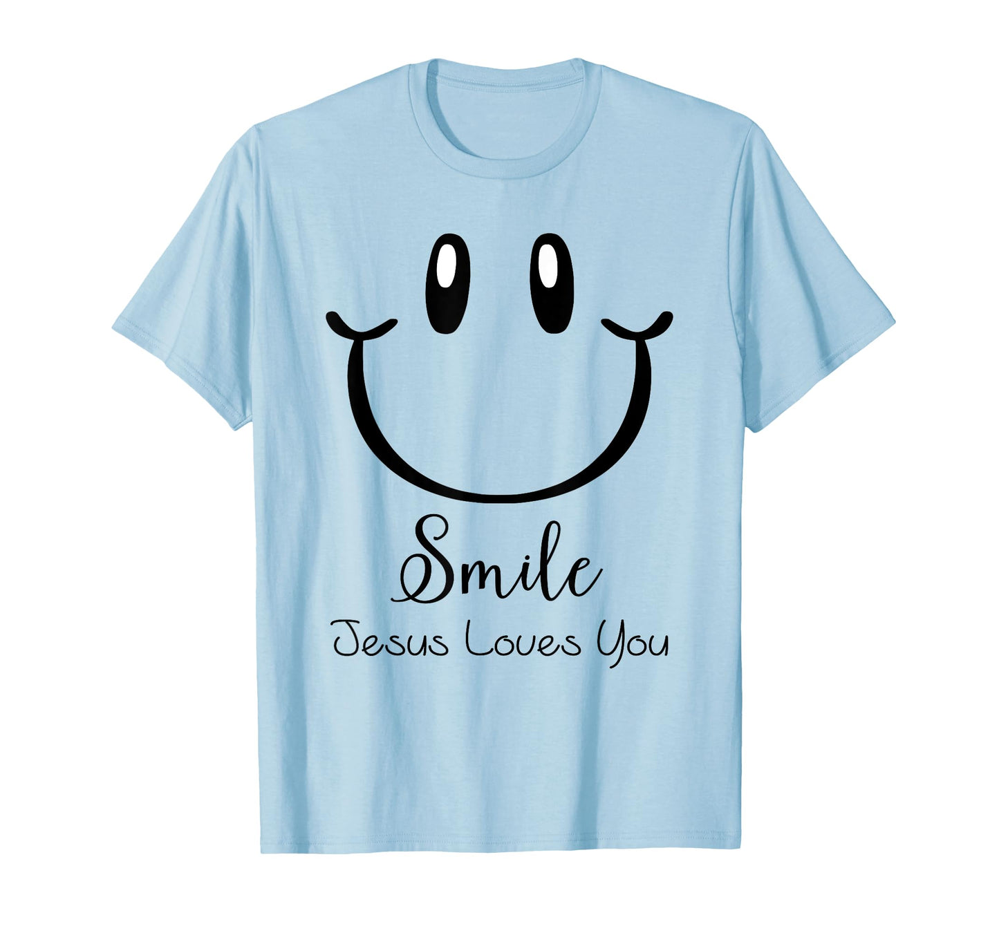 Smile Jesus Loves You: Kids & Adult Christian Faith Gospel T-Shirt