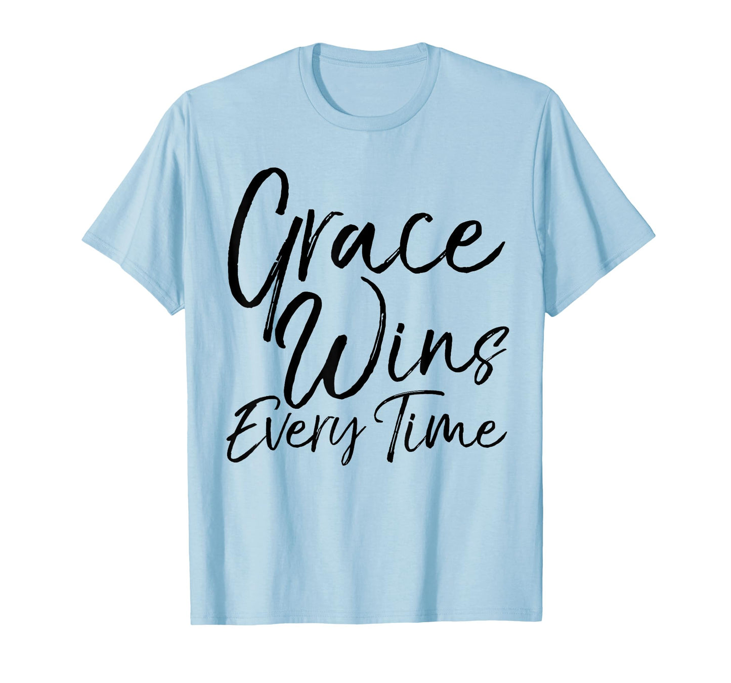 Grace Wins Every Time Shirt Vintage Inspirational Christian