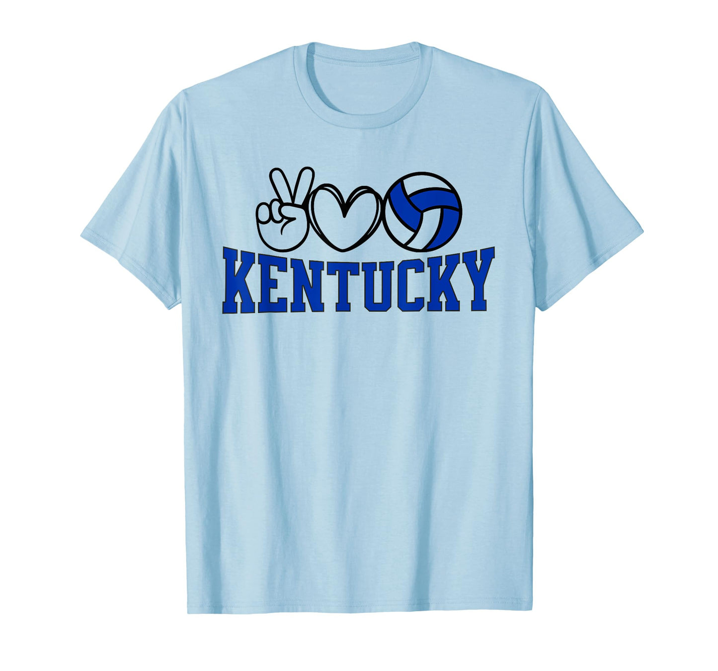 Peace Love Volleyball, Kentucky Women Teen Girls Tween T-Shirt
