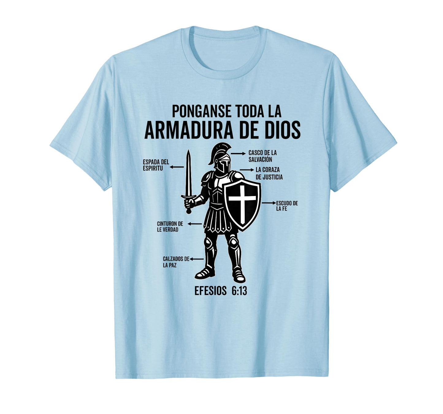 Camiseta cristiana en espanol Versiculo Spanish Christians T-Shirt