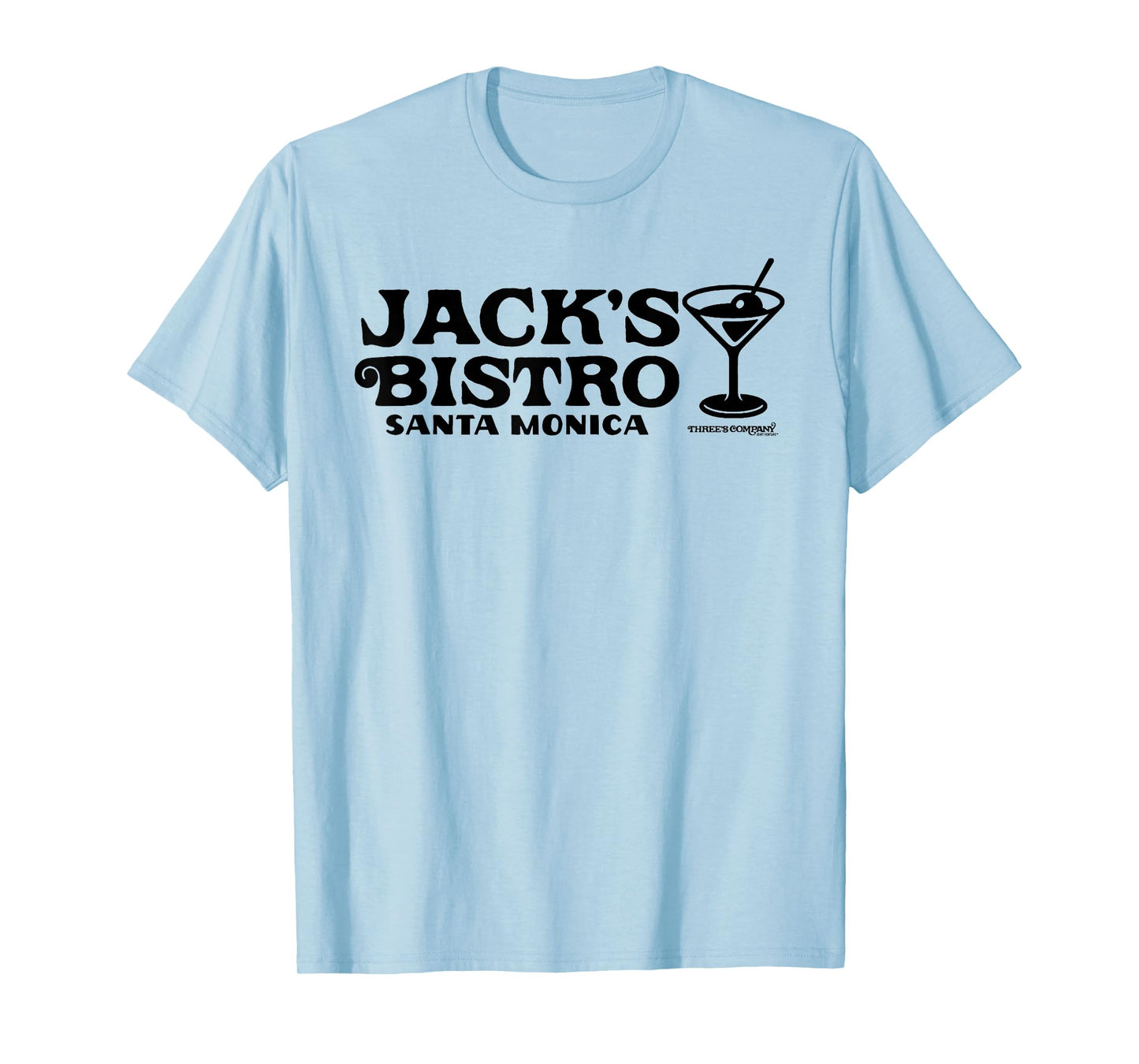 Jack's Bistro Logo Retro Three's Company Jack Tripper Pub T-Shirt